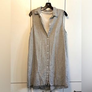 Beachy Lined Cotton Dress